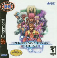 Phantasy Star Online Sega Dreamcast US box art